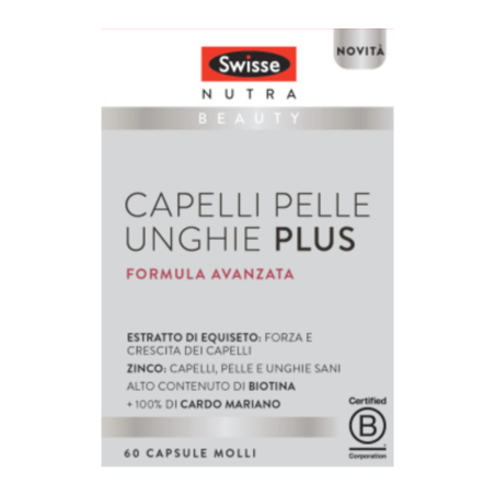 Swisse Capelli Pelle Unghie Plus 60 Capsule Molli