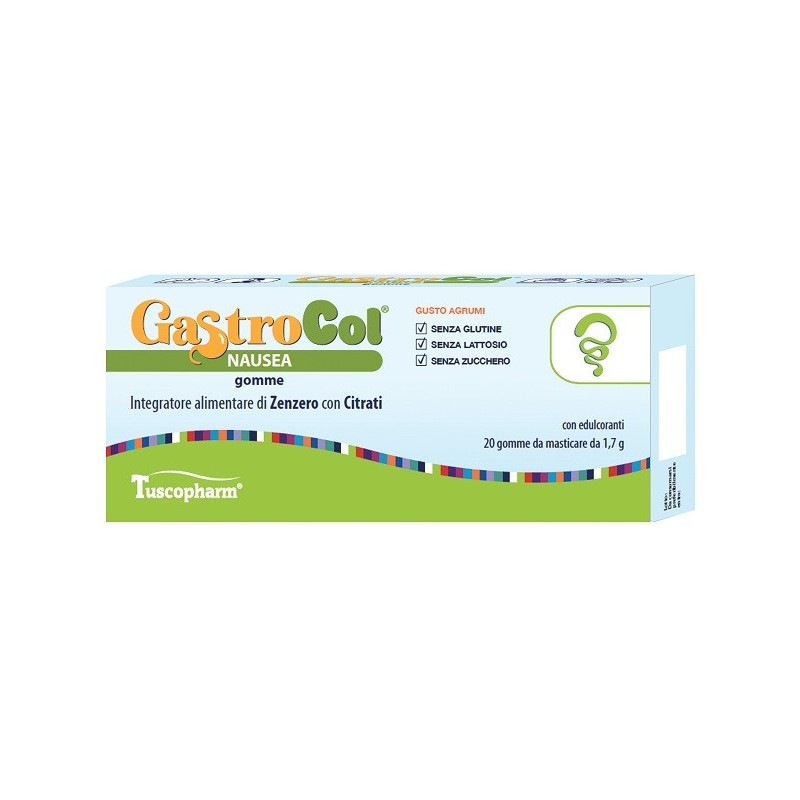 Gastrocol Nausea Gomme Gusto Agrumi 34 G Gastrocol Nausea Gomme Gusto Agrumi 34 G