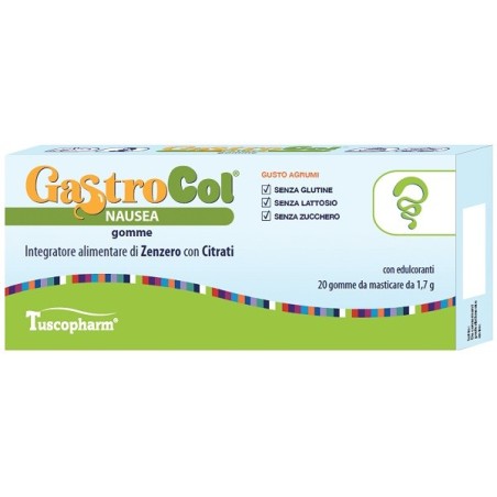 Gastrocol Nausea Gomme Gusto Agrumi 34 G Gastrocol Nausea Gomme Gusto Agrumi 34 G
