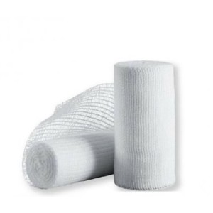 Benda Di Garza Idrofila Curamed In Puro Cotone Non Elastica Con Bordi Orlati Antisfilacciamento 10x500 Cm