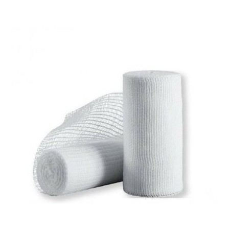 Benda Di Garza Idrofila Curamed In Puro Cotone Non Elastica Con Bordi Orlati Antisfilacciamento 10x500 Cm