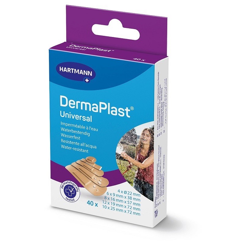 Dermaplast Universal Cerotto 5 Formati 40 Pezzi