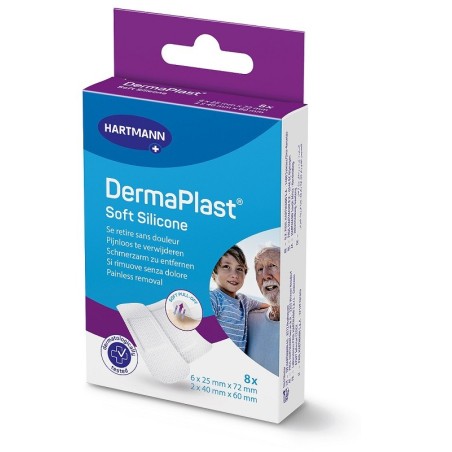 Dermaplast Soft Silicone Cerotto 2 Formati 8 Pezzi Dermaplast Soft Silicone Cerotto 2 Formati 8 Pezzi