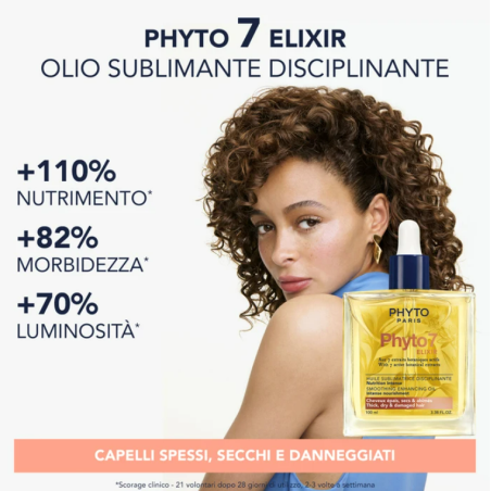 Phyto 7 Elixir Olio Sublimante Disciplinante 100 Ml