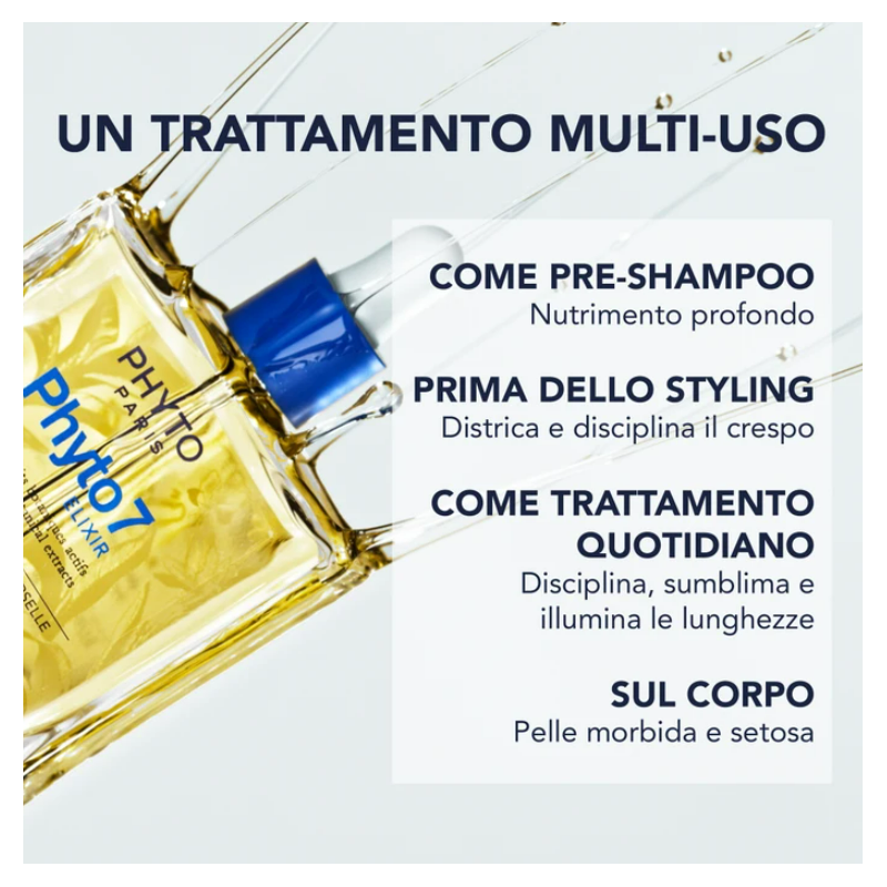 Phyto 7 Elixir Olio Sublimante Disciplinante 100 Ml