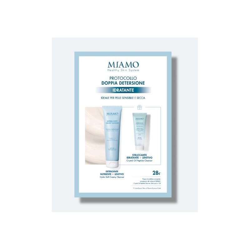 Miamo Doppia Detersione Idratante Protocollo 1 Hydra Soft Creamy Cleanser 150 Ml + 1 Mini Crystal Oil 50 Ml