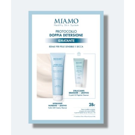 Miamo Doppia Detersione Idratante Protocollo 1 Hydra Soft Creamy Cleanser 150 Ml + 1 Mini Crystal Oil 50 Ml