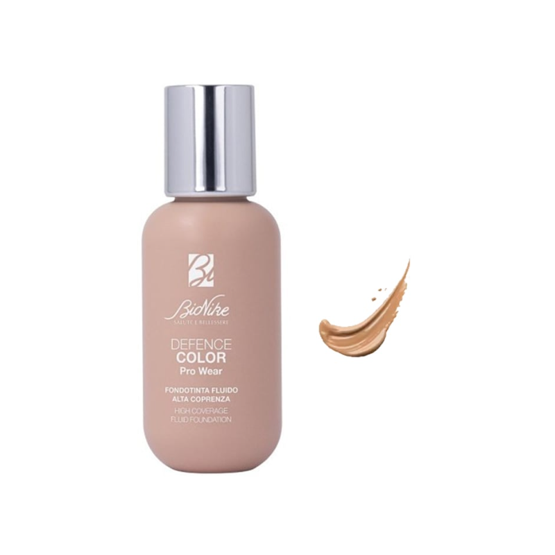 Defence Color Pro Wear Fondotinta Fluido Alta Coprenza N4 Beige 50 Ml