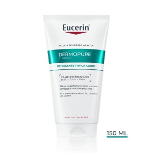 Eucerin Dermopure Clinical Detergente Tripla Azione 150 Ml