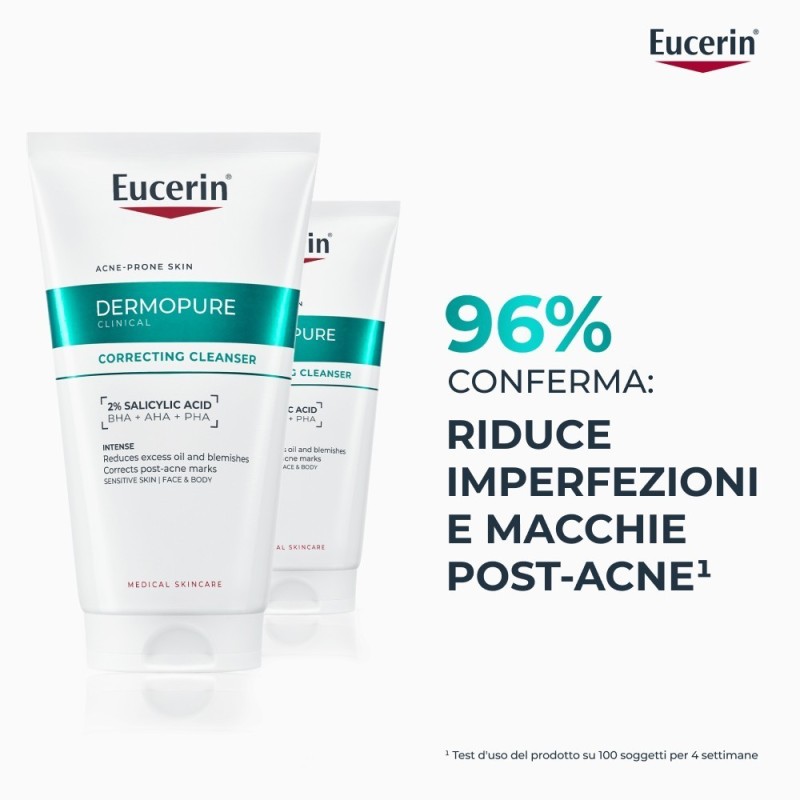 Eucerin Dermopure Clinical Detergente Tripla Azione 150 Ml Eucerin Dermopure Clinical Detergente Tripla Azione 150 Ml