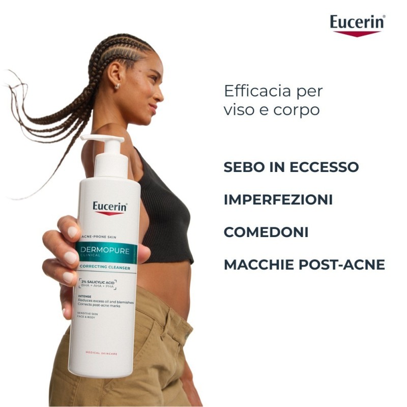 Eucerin Dermopure Clinical Detergente Tripla Azione 400 Ml