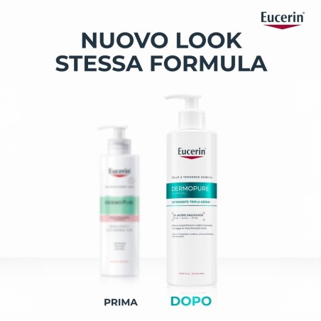 Eucerin Dermopure Clinical Detergente Tripla Azione 400 Ml