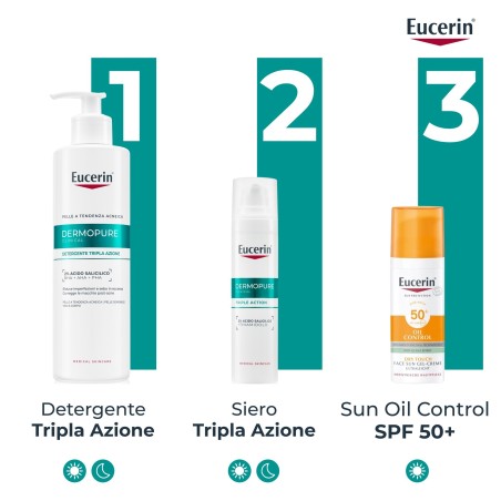 Eucerin Dermopure Clinical Detergente Tripla Azione 400 Ml
