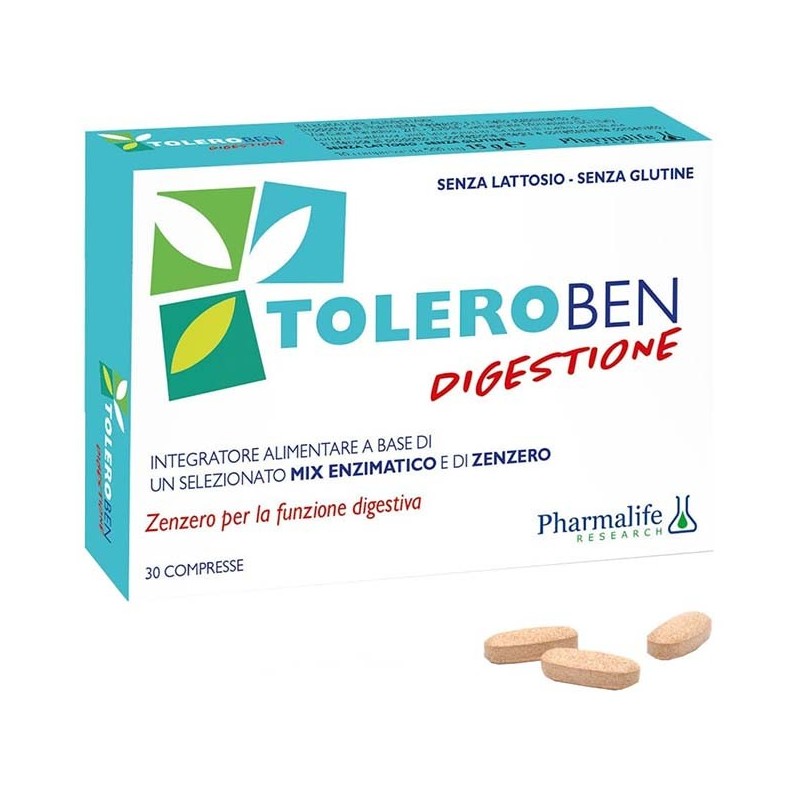 Toleroben Digestione 30 Compresse