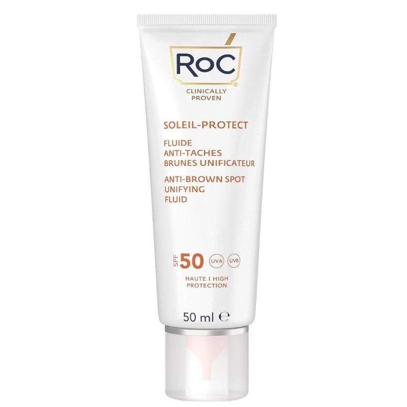 Roc Fluido Solare Viso Spf50 Antimacchie Colorato 50 Ml