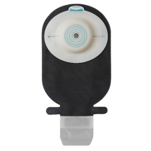 Sacca Ileostomia Sensura Mio Convex Soft Rivestimento Nero Apertura Ispezionabile Maxi Foro Ritagliabile 10-50 10 Pezzi