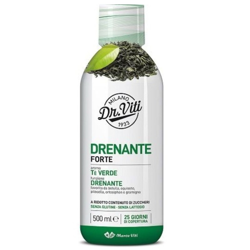 Dr Viti Drenante Forte Te Verde 500 Ml Senza Zuccheri Dr Viti Drenante Forte Te Verde 500 Ml Senza Zuccheri
