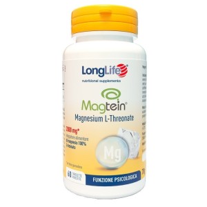 Longlife Magtein Magnesio L-threonato 60 Tavolette Rivestite