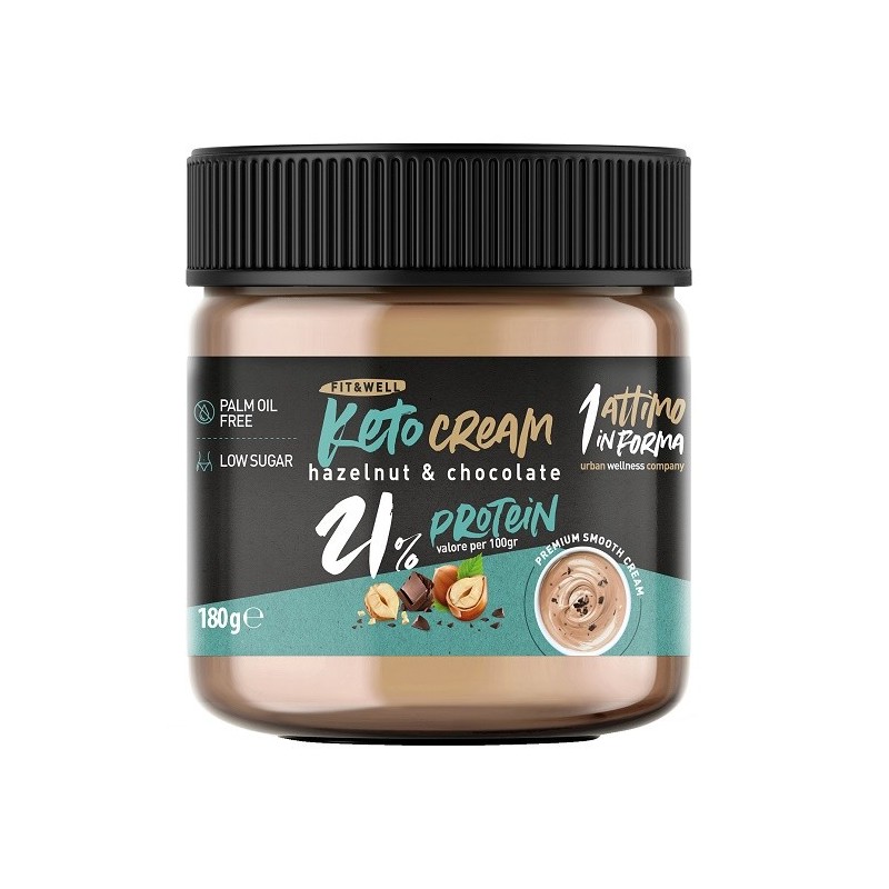 Keto Protein Cream Nocciola E Cioccolato 180 G