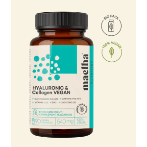 Maelha Nutrition Hyaluronic&collagen Vegan 90 Capsule