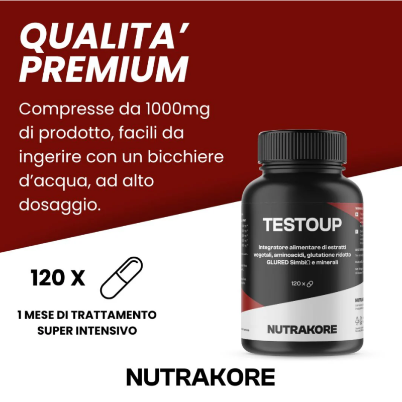 Nutrakore Testoup 120 Compresse