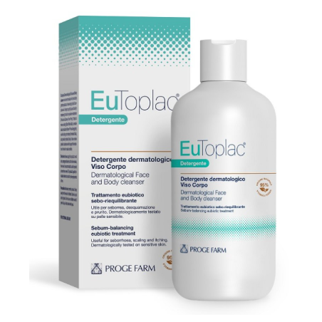 Eutoplac Detergente Dermatologico Viso Corpo 300 Ml