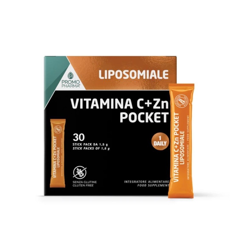 Vitamina C + Zinco Pocket Liposomiale 30 Stick 1,5 G