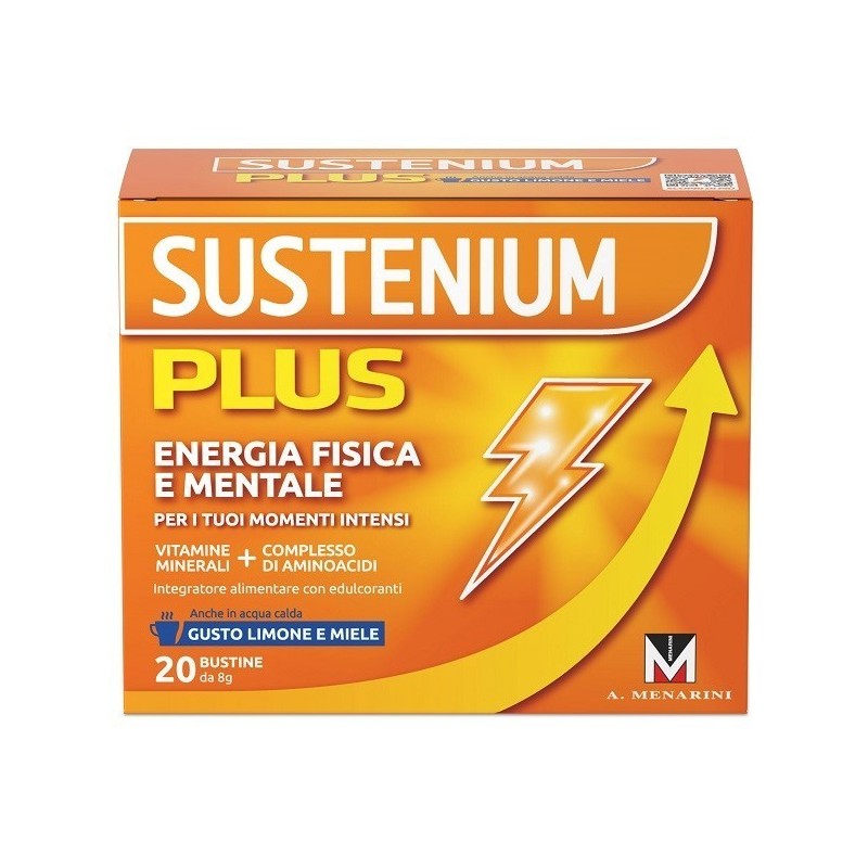 Sustenium Plus Limone E Miele 20 Bustine Da 8 G
