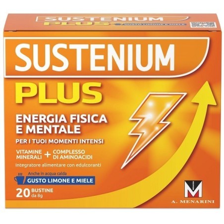 Sustenium Plus Limone E Miele 20 Bustine Da 8 G