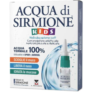 Acqua Di Sirmione Kids Nebulizzazione Soft Acqua Termale 100% 6 Flaconcini Pluridose Da 15 Ml