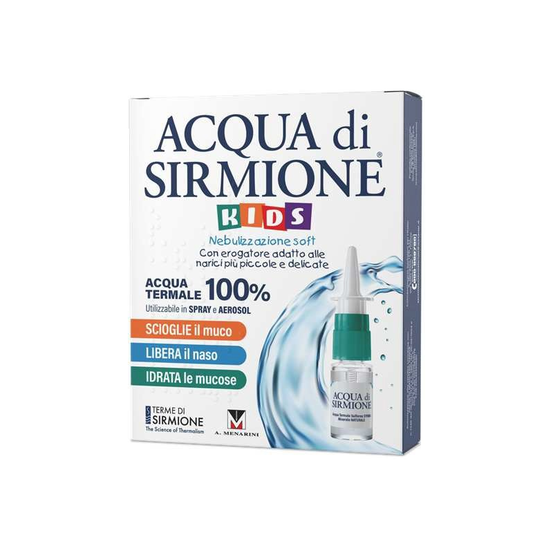 Acqua Di Sirmione Kids Nebulizzazione Soft Acqua Termale 100% 6 Flaconcini Pluridose Da 15 Ml Acqua Di Sirmione Kids Nebulizzazione Soft Acqua Termale 100% 6 Flaconcini Pluridose Da 15 Ml