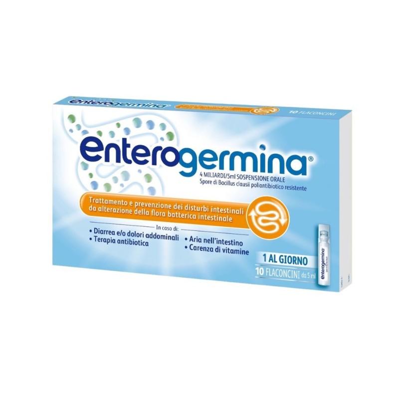 Enterogermina Soluzione Orale 10fl 4mld/5ml