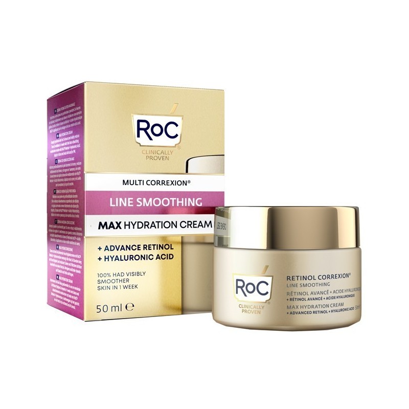 Roc Retinol Correxion Line Smoothing Crema Viso 50 Ml