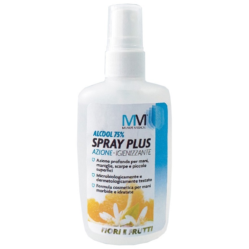 Munus Medical Igienizzante Spray Mani E Superfici Fiori&frutta 110 Ml