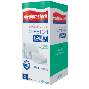 Medipresteril Rocchetto Rotolo Stretch Tessuto Non Tessuto 10 Cm X 200 Cm