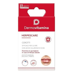 Cerotti Con Acido Ialuronico 0,5% Dermovitamina Herpescare 15 Pezzi