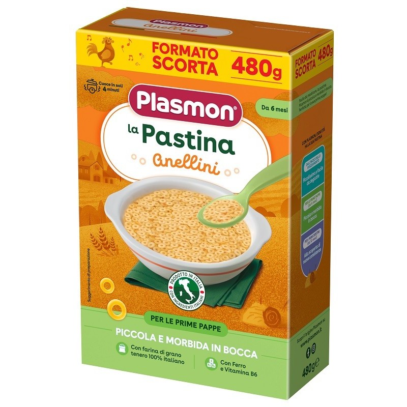 Plasmon Pastina Anellini 480 G
