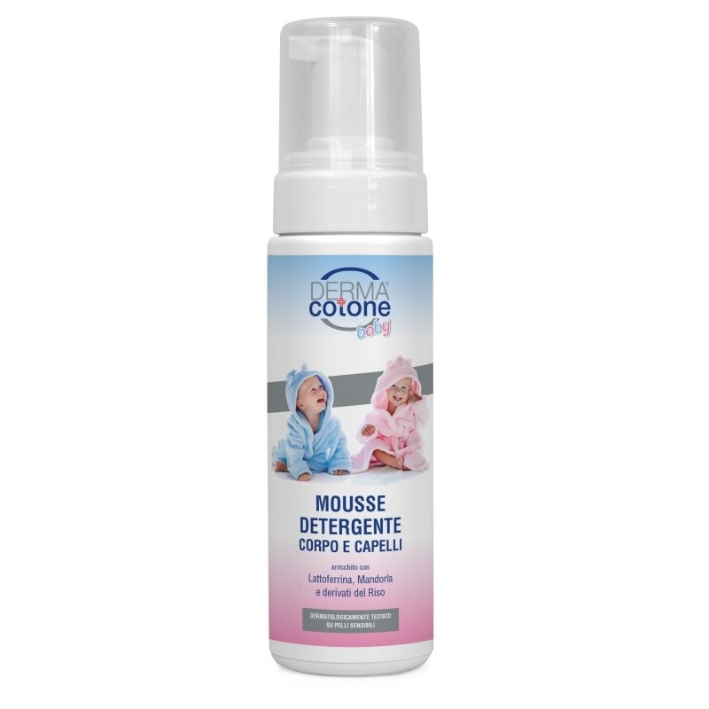 Dermacotone Baby Mousse Detergente Corpo & Capelli 250 Ml