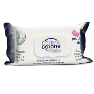 Dermacotone Baby Line Salviettine Camomilla Miele Glicerina 100 Pezzi
