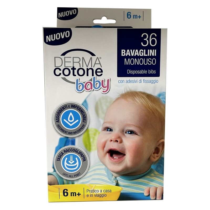 Dermacotone Baby Bavaglini Monouso 36 Pezzi