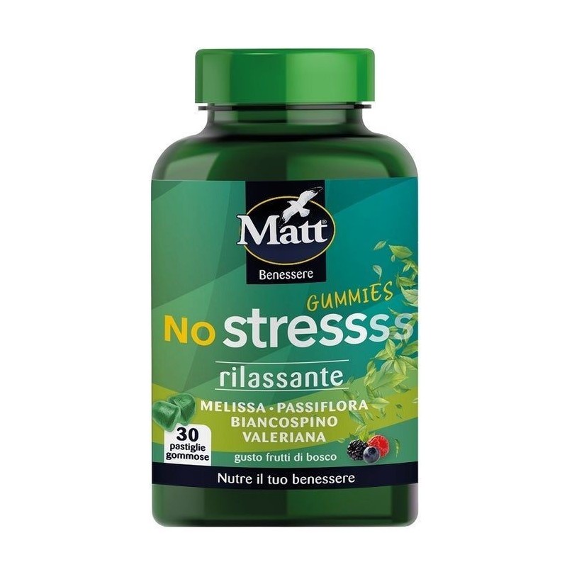 Matt No Stress Gummies 30 Pastiglie Gommose