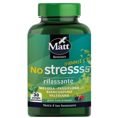Matt No Stress Gummies 30 Pastiglie Gommose