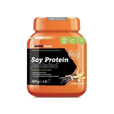 Soy Protein Isolate Vanilla Cream Polvere 500 G