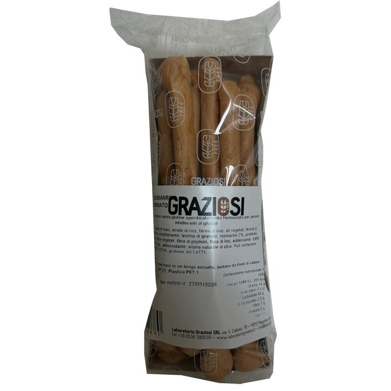 Grissini Al Rosmarino 120 G