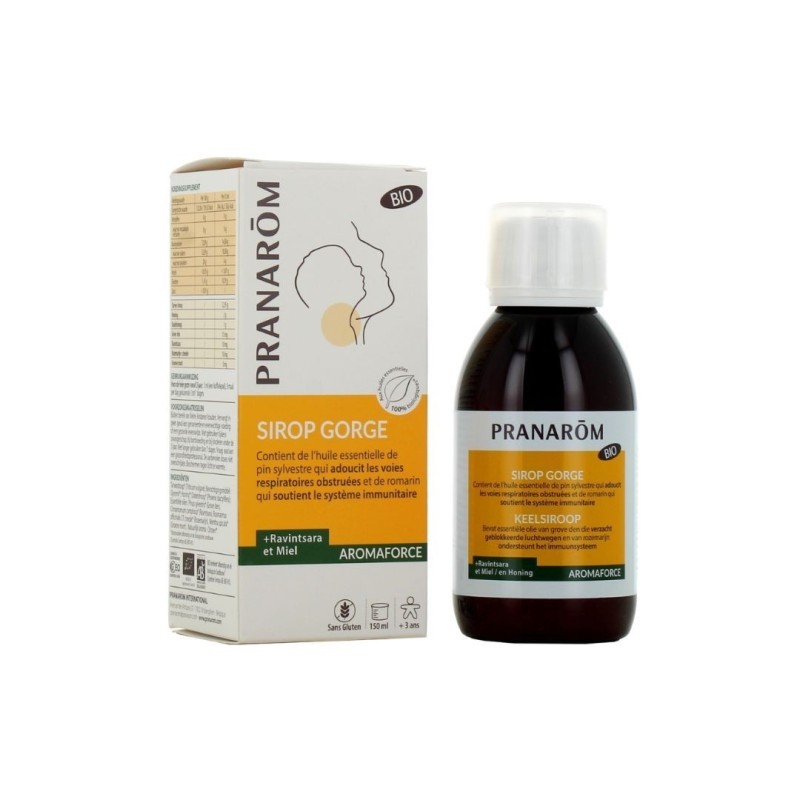Pranarom Aromaforce Bio Sciroppo Gola Miele 150 Ml
