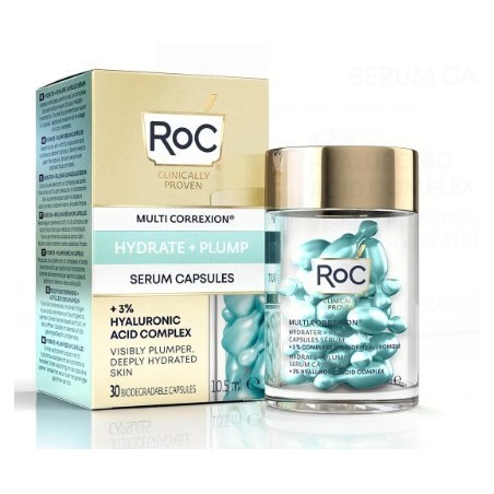 Roc Multi Correxion Hydrate+ Plump Siero Viso In Capsule 30 Capsule