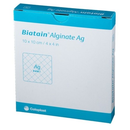 Medicazione Biatain Alginate Ag In Alginato E Carbossimetilcellulosa A Rilascio Di Argento 5x5 Cm 30 Pezzi