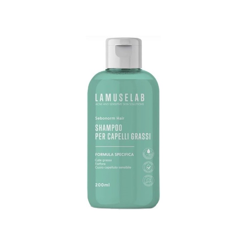 Lamuselab Sebonorm Hair Shampoo Per Capelli Grassi 200 Ml