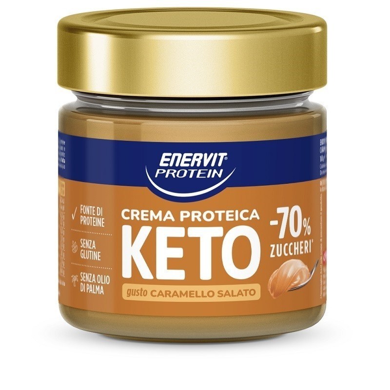 Enervit Protein Crema Keto Caramello Salato 180 G