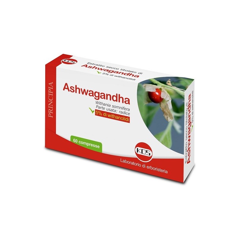 Ashwagandha Titolato 5% Withanolidi 60 Compresse